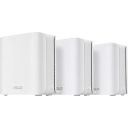 Sistem Wi-Fi Mesh ASUS ZenWiFi BD4(W-3-PK), BE3600, Dual-Band, acoperire 600 metri patrati, Quad-Core 1.5GHz CPU, 128MB-512MB Flash-RAM, 2.5G dual-port, AiProtection Pro, Adaptive QoS, VPN server-client, Beamforming, UTF-8 SSID, AiMesh