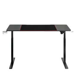 Birou Gaming Electric Serioux Elysium, RGB, 140x60x73 cm, Negru