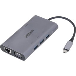 Statie de andocare, DAHUA DH-TC39, 9 IN 1, USB-C la HDMI, USB, VGA, TF
