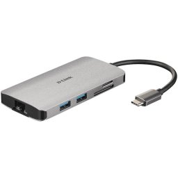 Hub USB D-Link 8‑in‑1 DUB‑M810 USB Tip C