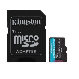 Card de Memorie microSDXC Kingston Canvas Go Plus SDCG4 Gen4, 1 TB, 200MB/s U3 V30 cu Adaptor