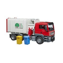 BRUDER MAN TGS side loader garbage truck - 03761