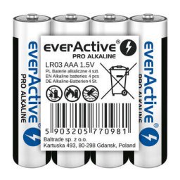 Alkaline batteries everActive Pro Alkaline LR6 AA - 4 pieces