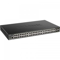 Switch DGS-1250-52XMP, 48 porturi, PoE