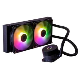 MasterLiquid 240L Core ARGB Computer case, Procesor Răcire cu lichid kit 12 cm Negru