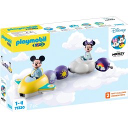 PLAYMOBIL 71320 1.2.3 & Disney: Mickey & Minnie's Cloud Train, construction toy
