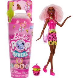 Figurina Barbie Pop! de la Mattel Reveal Bubble Tea Series - Berry Bliss, figurină de jucărie