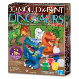 Set creativ de mulaje din ipsos - dinozauri