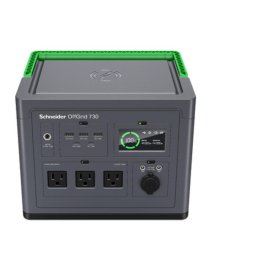 Powerstation PPS730-GR, 738 Wh, 2x Schuko, Negru