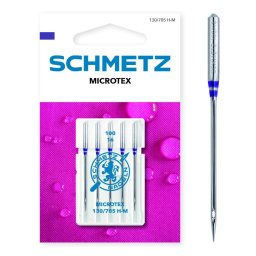 Set 5 ace de cusut, Microtex, finete 100, Schmetz 130/705 H-M VES