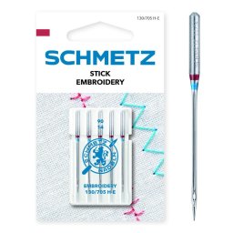 Set 5 ace de brodat, finete 90, Schmetz 130/705 H-E VDS
