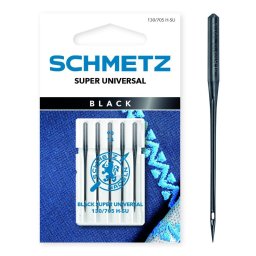 Set 5 ace de brodat, anti-glue, finete 90, Schmetz 130/705 H-SU VDS