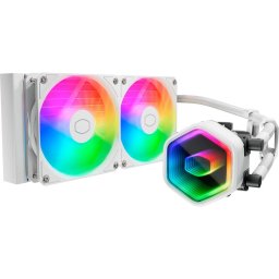 MasterLiquid 240 Core II ARGB LED 2 x 120 mm Alb