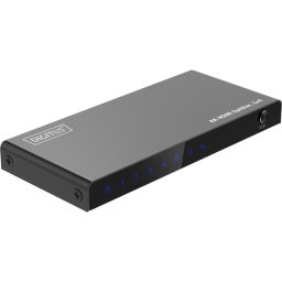 Digitus 4K HDMI Splitter, 1x4 (black, with downscaler)