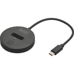 Digitus M.2 NVMe/SATA docking station, docking station (black, USB-C, M2 SSD)