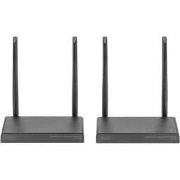 Switch KVM Digitus 4K Wireless HDMI KVM Extender Set, HDMI extension (black)