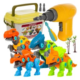 Bormașină Jucărie Dinozauri de Asamblat