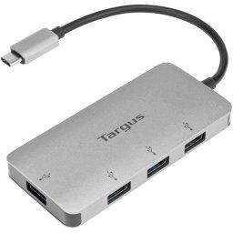 Targus USB-C hub to 4x USB-A, USB hub (silver)