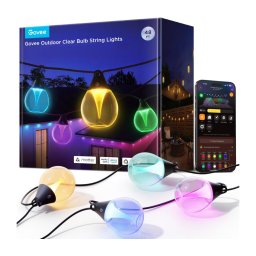 Instalație LED RGBICW decorativă dimabilă de exterior Govee LED/24W/230V IP67 2700-6500K Wi-Fi