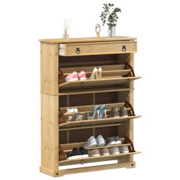 Dulap pantofi "Corona", 99x32x85 cm, lemn masiv de pin GartenMobel Dekor