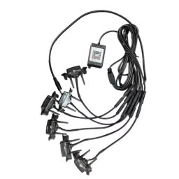 Kit lumini auto cu LED RGB 12V 6 capete grila masca control prin aplicatie telefon diverse jocuri de lumini sau lumina continua
