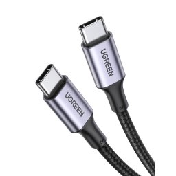 Cablu USB-C la USB-C, 100W, 1.5 m, negru