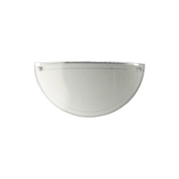 Abajur de rezervă din sticlă pentru aplică Prezent 1421 NS DISC E27 12,5x25 cm alb