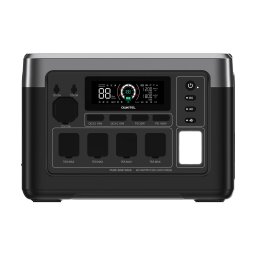 Statie de alimentare portabila baterie externa Oukitel P1000 Plus Negru, Ecran LCD, 1800W, 1024 Wh, LiFePO4, functie UPS 10ms, Incarcare Max 1200W