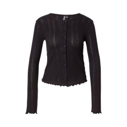 PIECES Geacă tricotată negru