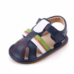 Sandalute bleumarine cu barete pentru baietei