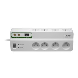 Prelungitor APC Performance SurgeArrest 8 prize cu protectie telefon/coax/retea 230V francez