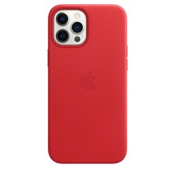 Husa Apple iPhone 12 Pro Max Leather Case MagSafe - (PRODUCT)RED