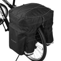 Wozinsky Geanta Bicicleta Impermeabila Black (prindere de portbagaj, 60l)