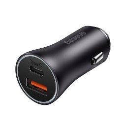 Golden Contactor Max USB + USB tip C 60 W incarcare rapida, Gri inchis