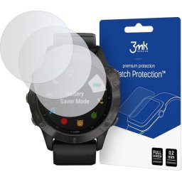 Folie protectie transparenta Watch Protection Garmin Fenix 5/6/6 Pro 3-Pack