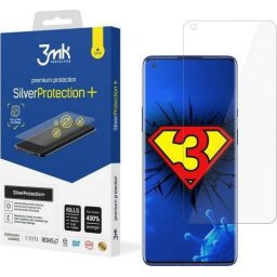 Folie protectie ecran 3mk SilverProtection+ antimicrobiana (Montaj umed) pentru OnePlus 8 Pro