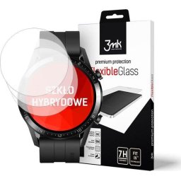 Folie de sticlă hibridă 3MK FlexibleGlass pentru Huawei Watch GT 2 46mm (LTN-B19)