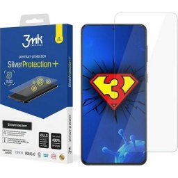 Folie protectie ecran 3mk SilverProtection+ antimicrobiana (Montaj umed) pentru Samsung Galaxy S21 Plus