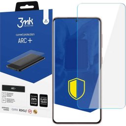 Folie protectie ecran 3mk ARC+ pentru Samsung Galaxy S21 FE, Transparenta