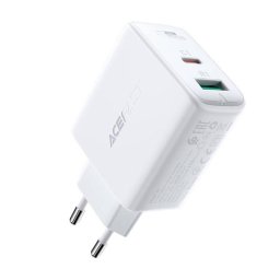 Incarcator de retea Wall Charger A5 PD32W, USB + USB-C Alb