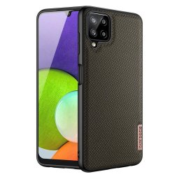 Husa Dux Ducis Fino case covered with nylon material for Samsung Galaxy A22 4G green