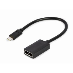 Gembird A-CM-DPF-02 USB-C to DisplayPort adapter cable, 4K 60 Hz, 15cm, black