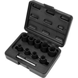 Trusa Tubulare 3/8", CR-V, 10 piese, YT-0603