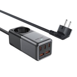 Incarcator de birou Z2, GaN, 3xUSB-C, 2xUSB-A, 75W (black)