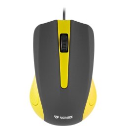 Mouse Mouse cu fir YMS 1015YW, 1000dpi, USB, optic, Galben