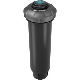 GARDENA sprinkler system pop-up sprinkler MD180 (black/gray, spray distance 5.5 to 7.5 meters)