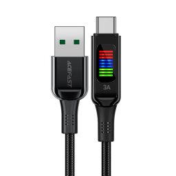 C7-04 USB-A USB-C 60W 1.2m Negru