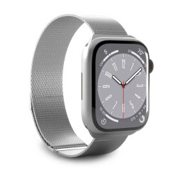 Puro 'MILANESE' watch band for Apple Watch 38–40–41mm, argento