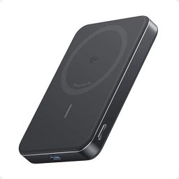 Baterie externa MagGo 10.000 mAh, magnetic, wireless, 276 g, negru