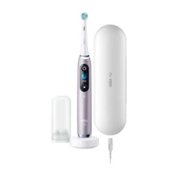 Oral-B iO Series 9, Autonomie 168 minute, 62.000 de mișcări/min, Roz/Alb